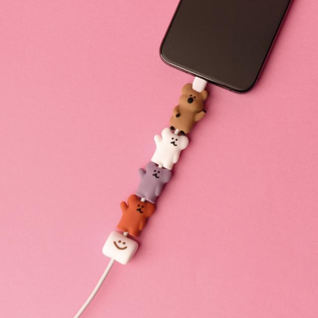ʜᴀʀᴜᴅᴀɪʟʏ🌙 部分有貨｜dinotaeng Quokka Marsh Cable Protector 充電線保護-細節圖7
