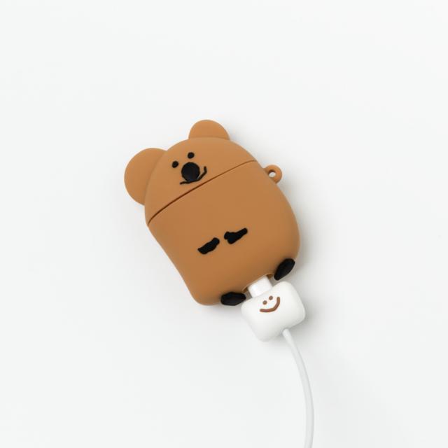 ʜᴀʀᴜᴅᴀɪʟʏ🌙 部分有貨｜dinotaeng Quokka Marsh Cable Protector 充電線保護-細節圖8