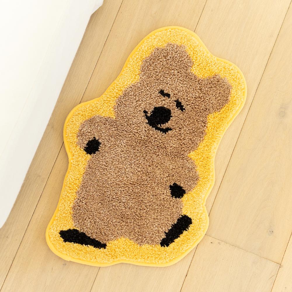 ʜᴀʀᴜᴅᴀɪʟʏ🌙  預購｜韓國文創 DINOTAENG BOBO MARSH RUG 腳踏墊 地毯 地墊-細節圖4