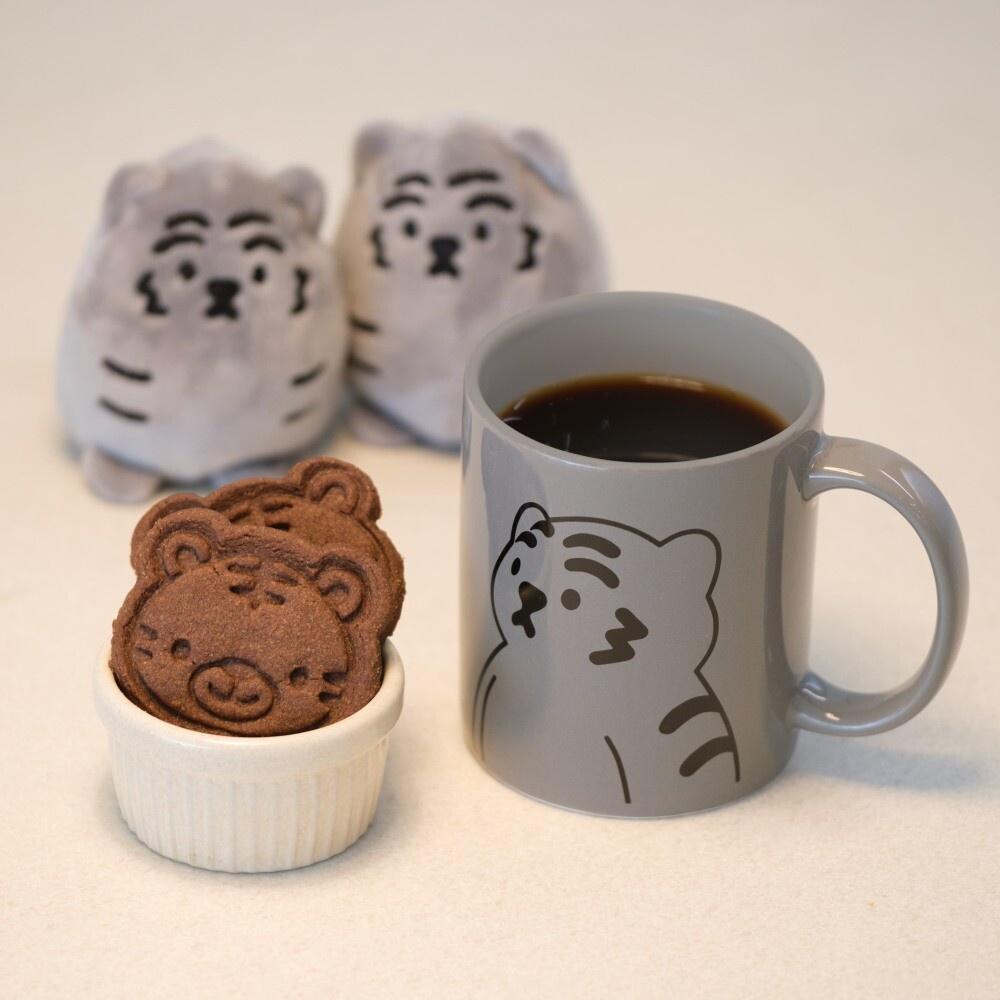 ʜᴀʀᴜᴅᴀɪʟʏ🌙  預購｜MUZIK TIGER 可愛小老虎 兔兔系列400ml陶瓷馬克杯 水杯-細節圖5