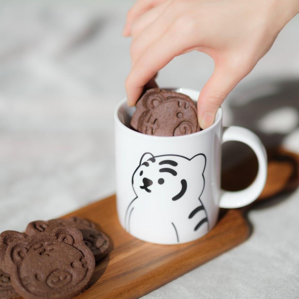 ʜᴀʀᴜᴅᴀɪʟʏ🌙  預購｜MUZIK TIGER 可愛小老虎 兔兔系列400ml陶瓷馬克杯 水杯-細節圖6