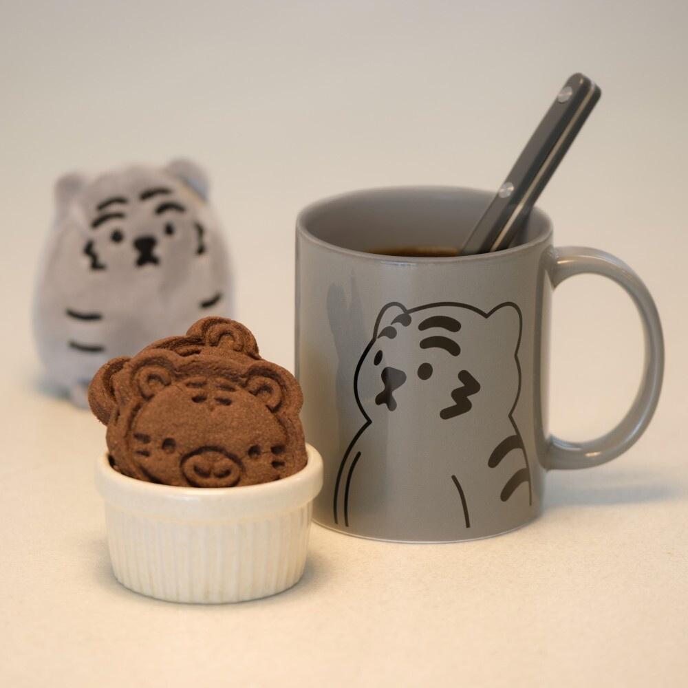 ʜᴀʀᴜᴅᴀɪʟʏ🌙  預購｜MUZIK TIGER 可愛小老虎 兔兔系列400ml陶瓷馬克杯 水杯-細節圖8