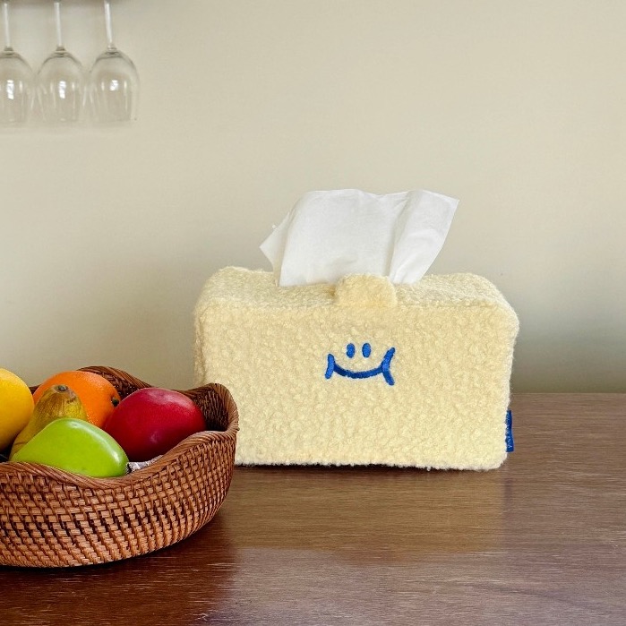 ʜᴀʀᴜᴅᴀɪʟʏ🌙  預購｜Second morning 檸檬QQ毛衛生紙套 紙巾套 紙巾收納-規格圖9