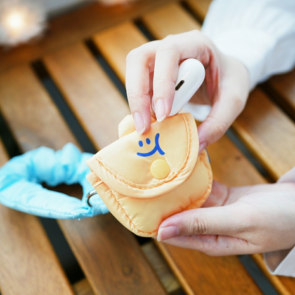 ʜᴀʀᴜᴅᴀɪʟʏ🌙 部分有貨｜韓國文創  Second Morning 耳機包 (檸檬款/地瓜款)-規格圖6