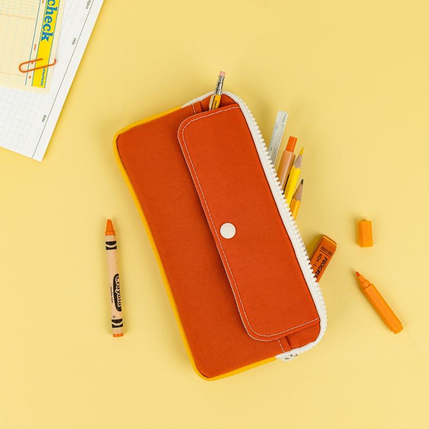 ʜᴀʀᴜᴅᴀɪʟʏ🌙  預購｜livework 素面車邊系列筆袋 鉛筆盒 文具收納 方形零錢包 鑰匙包 卡片包 小化妝包-細節圖2