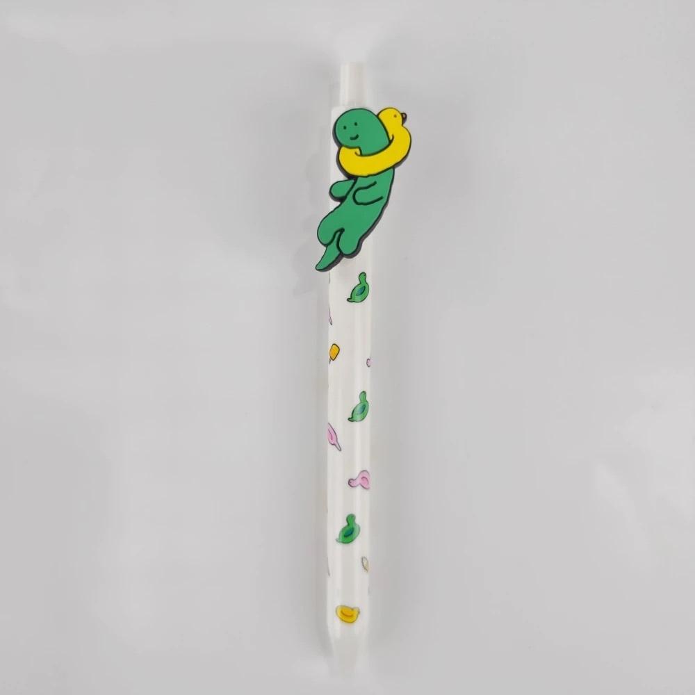 ʜᴀʀᴜᴅᴀɪʟʏ🌙 現貨｜JOGUMAN STUDIO 夏日小恐龍原子筆 按按筆 圓珠筆-細節圖4
