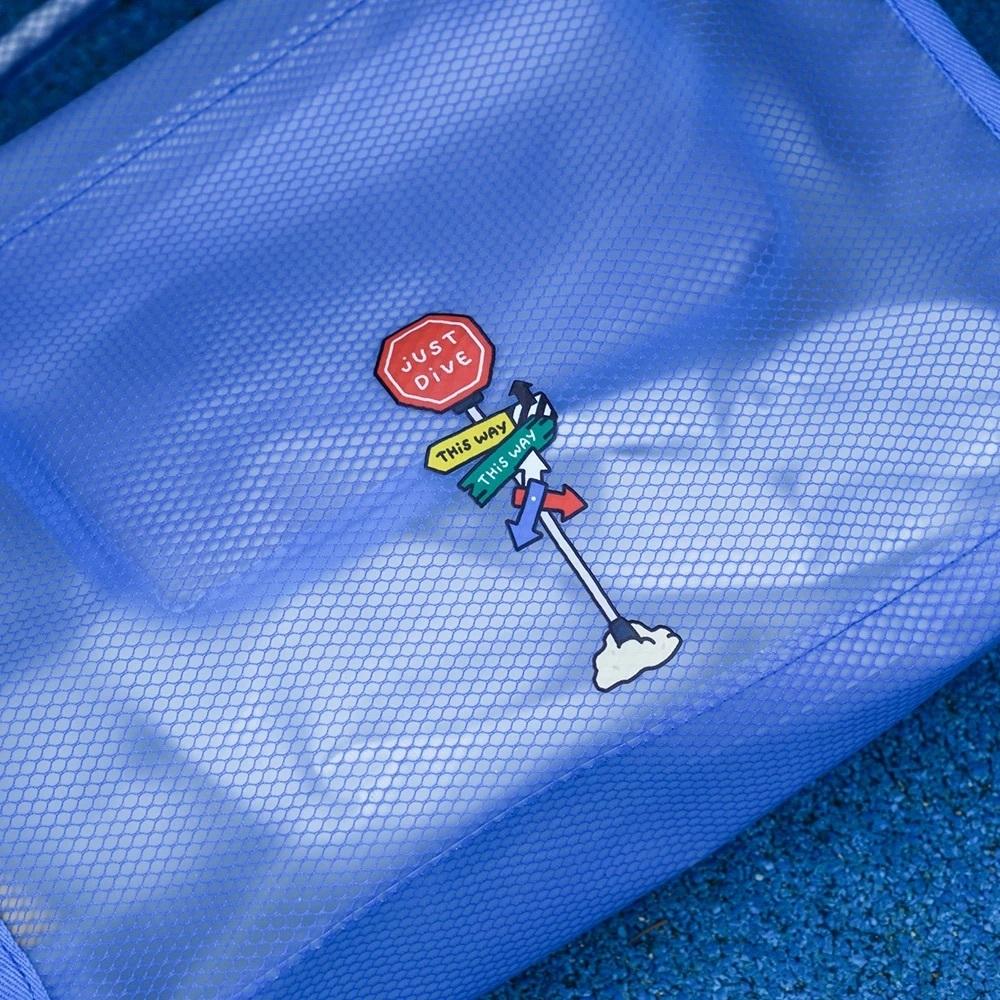 ʜᴀʀᴜᴅᴀɪʟʏ🌙 現貨｜JOGUMAN STUDIO 透明網格肩背包 透明提袋 透明手提袋-細節圖4