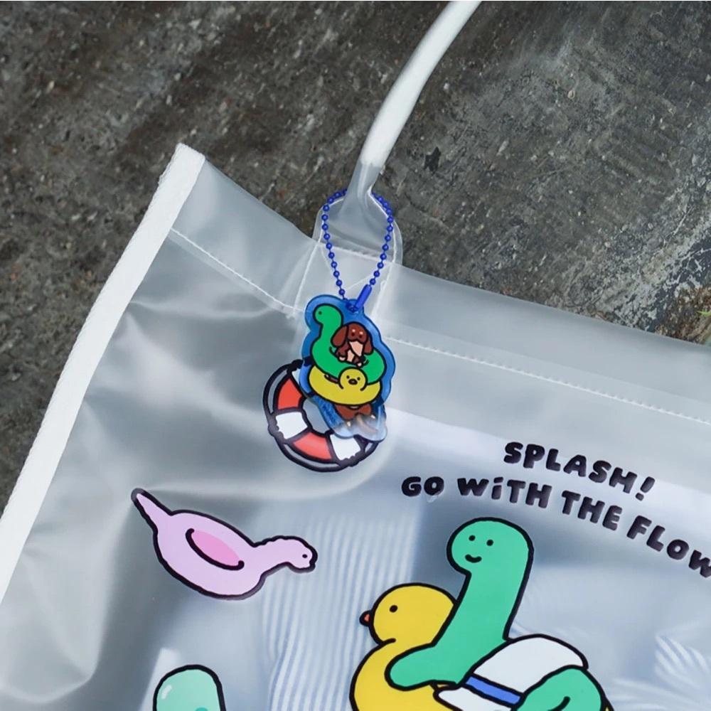 ʜᴀʀᴜᴅᴀɪʟʏ🌙 現貨｜JOGUMAN STUDIO 透明網格肩背包 透明提袋 透明手提袋-細節圖6