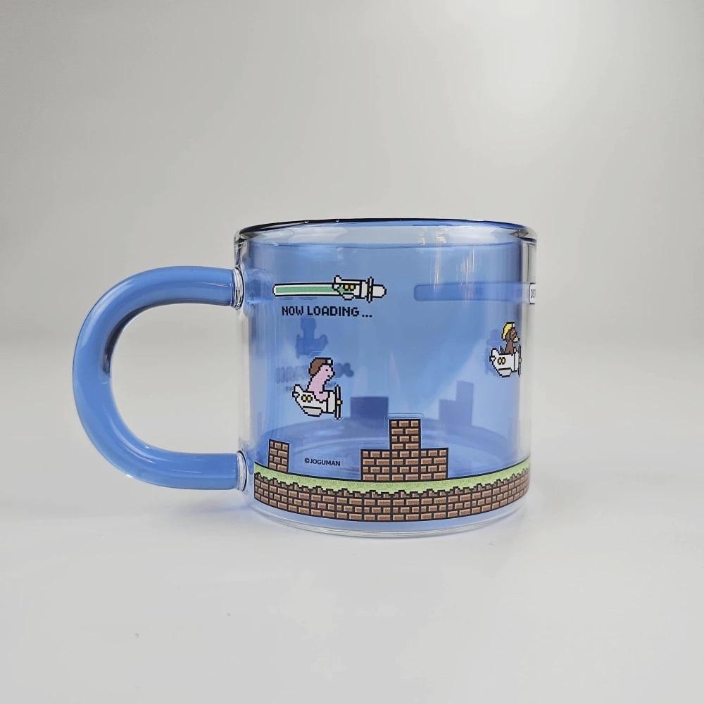 ʜᴀʀᴜᴅᴀɪʟʏ🌙 現貨｜JOGUMAN STUDIO 像素恐龍雙層玻璃杯 雙層水杯 玻璃水杯-細節圖6