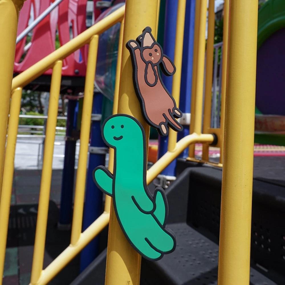 ʜᴀʀᴜᴅᴀɪʟʏ🌙 現貨｜JOGUMAN STUDIO 恐龍 臘腸狗軟磁鐵掛勾 冰箱磁鐵 磁鐵掛勾-細節圖4