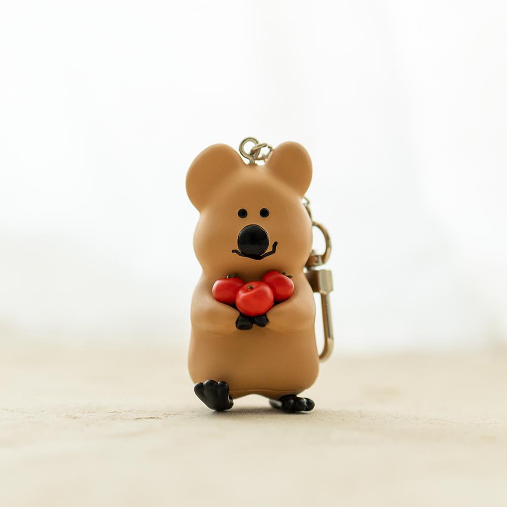 ʜᴀʀᴜᴅᴀɪʟʏ🌙 預購｜Dinotaeng Apple Picking Keychain 吊飾 短尾袋鼠 吊飾-細節圖4