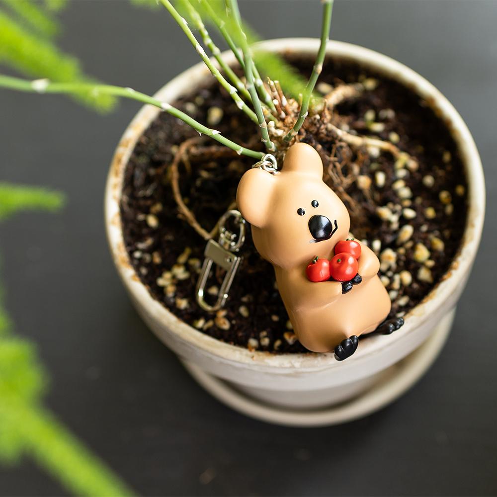 ʜᴀʀᴜᴅᴀɪʟʏ🌙 預購｜Dinotaeng Apple Picking Keychain 吊飾 短尾袋鼠 吊飾-細節圖6