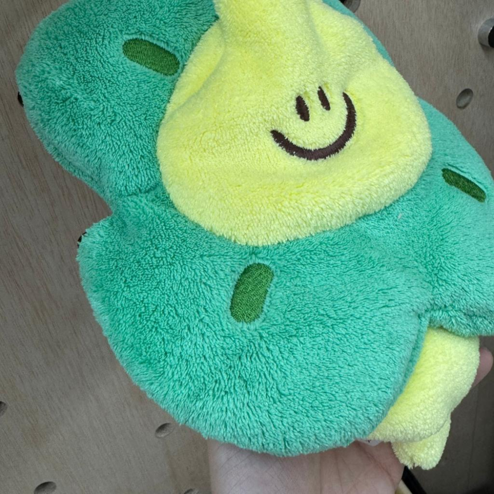 ʜᴀʀᴜᴅᴀɪʟʏ🌙 現貨｜SecondMorning　幸運草檸檬擦手巾 珊瑚絨造型擦手巾-細節圖3