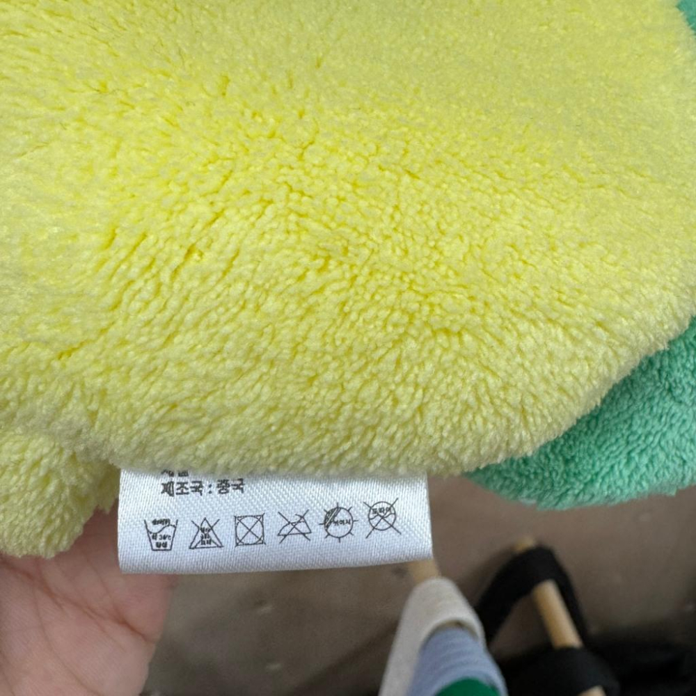 ʜᴀʀᴜᴅᴀɪʟʏ🌙 現貨｜SecondMorning　幸運草檸檬擦手巾 珊瑚絨造型擦手巾-細節圖5