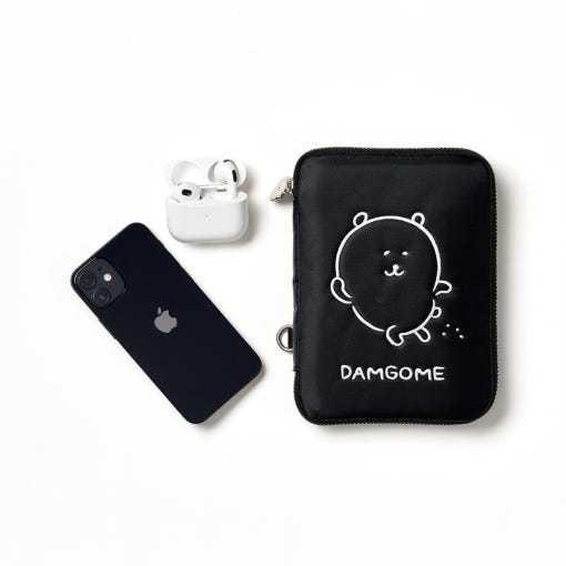 ʜᴀʀᴜᴅᴀɪʟʏ🌙 預購｜Damgome自嘲熊 多功能收納小包 隨身收納包 多功能收納包 護照夾 護照套-細節圖2