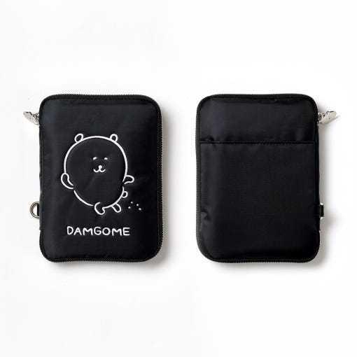 ʜᴀʀᴜᴅᴀɪʟʏ🌙 預購｜Damgome自嘲熊 多功能收納小包 隨身收納包 多功能收納包 護照夾 護照套-細節圖3