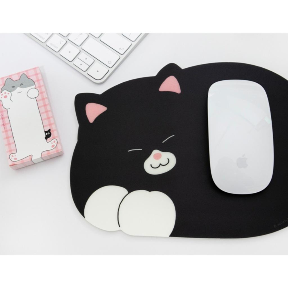 ʜᴀʀᴜᴅᴀɪʟʏ🌙 預購｜韓國文創 睡覺貓貓滑鼠墊 PVC滑鼠墊 MOUSEPAD-細節圖5