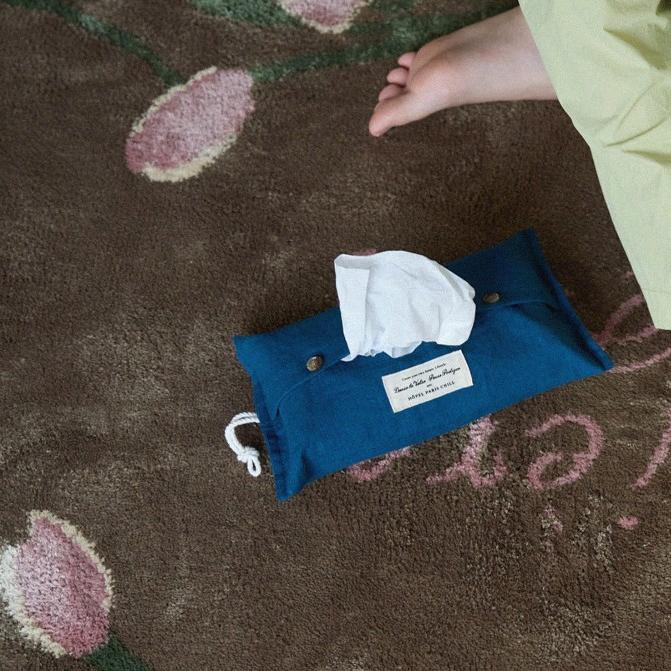 𝐒𝐭𝐚𝐲𝐜𝐨𝐳𝐲 ♡ 預購｜韓國家居・Hotel827 RefillTissueCover 復古字樣衛生紙套 衛生紙收納-細節圖8