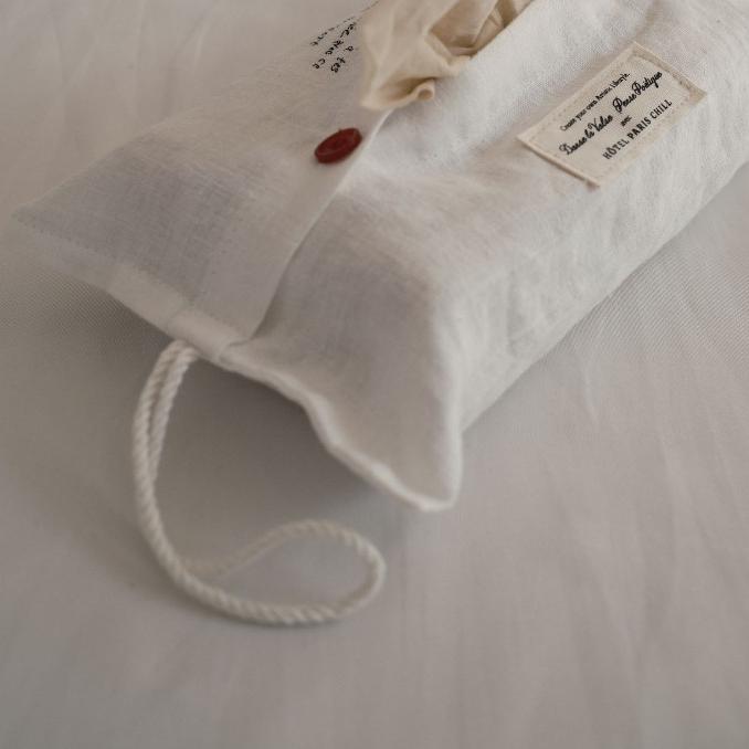 𝐒𝐭𝐚𝐲𝐜𝐨𝐳𝐲 ♡ 預購｜韓國家居・Hotel827 RefillTissueCover 復古字樣衛生紙套 衛生紙收納-細節圖9