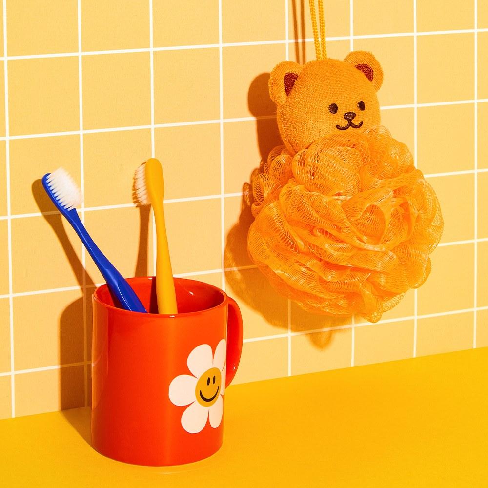 𝐒𝐭𝐚𝐲𝐜𝐨𝐳𝐲 ♡ 預購｜韓國家居・wigglewiggle 熊熊 兔兔 獨角獸造型沐浴球 起泡沐浴球 泡立網浴球-細節圖6