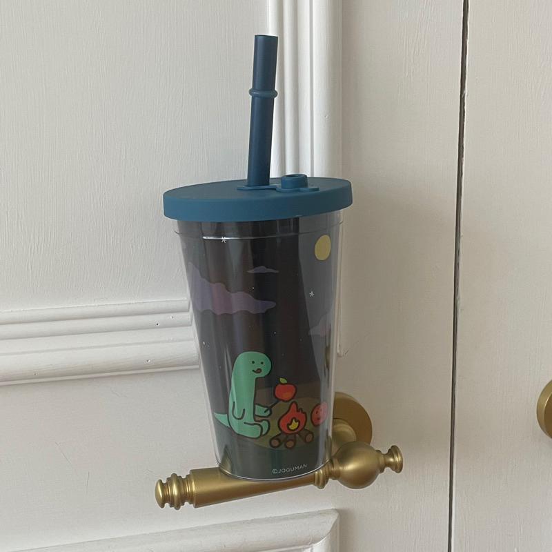 ʜᴀʀᴜᴅᴀɪʟʏ🌙 現貨｜joguman 小脘龍 480ml 雙層冷水杯 隨手杯 環保杯-細節圖6
