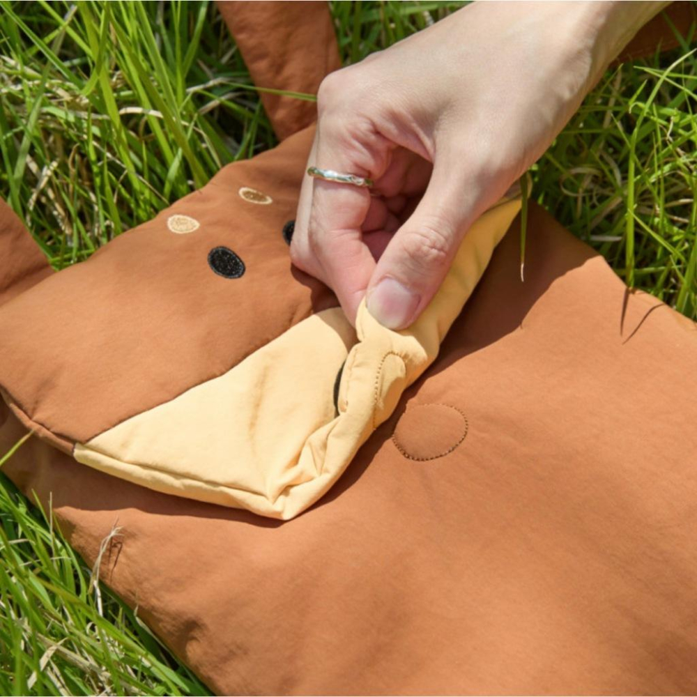 ʜᴀʀᴜᴅᴀɪʟʏ🌙 現貨｜Joguman Woody 臘腸野餐墊組 野餐墊造型包組 多用途造型包-細節圖4