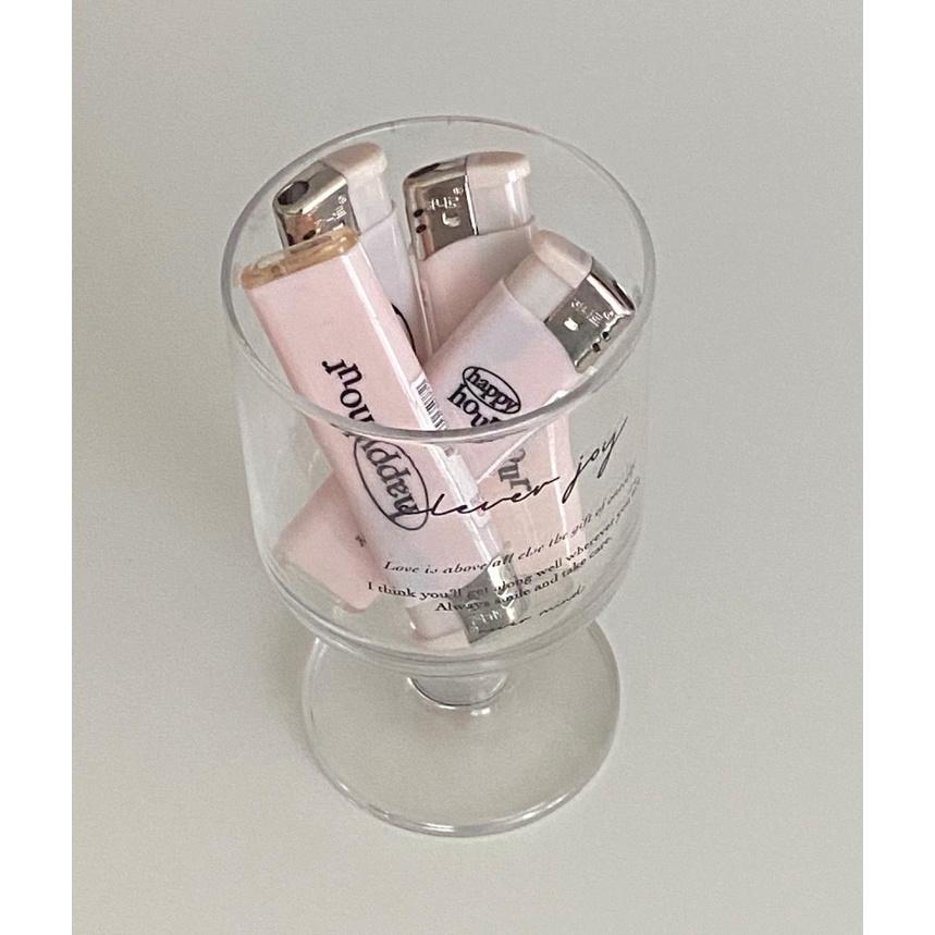 ʜᴀʀᴜᴅᴀɪʟʏ🌙  現貨｜韓國文創 happy hour 粉色打火機 韓系打火機 打火機-細節圖2