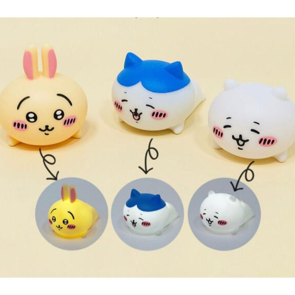 ʜᴀʀᴜᴅᴀɪʟʏ🌙 部分有貨｜吉伊卡哇 烏薩奇 小八 造型拍拍小夜燈 造型小夜燈 迷你小夜燈-細節圖5