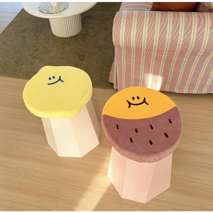 ʜᴀʀᴜᴅᴀɪʟʏ🌙 預購｜Second Morning 檸檬 地瓜 造型 坐墊 靠墊 居家 厚椅墊-細節圖8