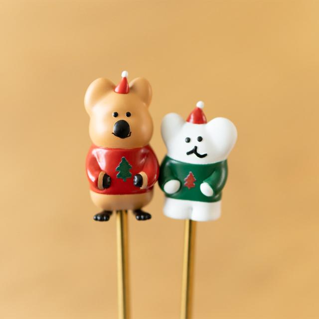 ʜᴀʀᴜᴅᴀɪʟʏ🌙  預購｜韓國文創 DINOTAENG Marshville Holiday Muddler 攪拌棒-細節圖3