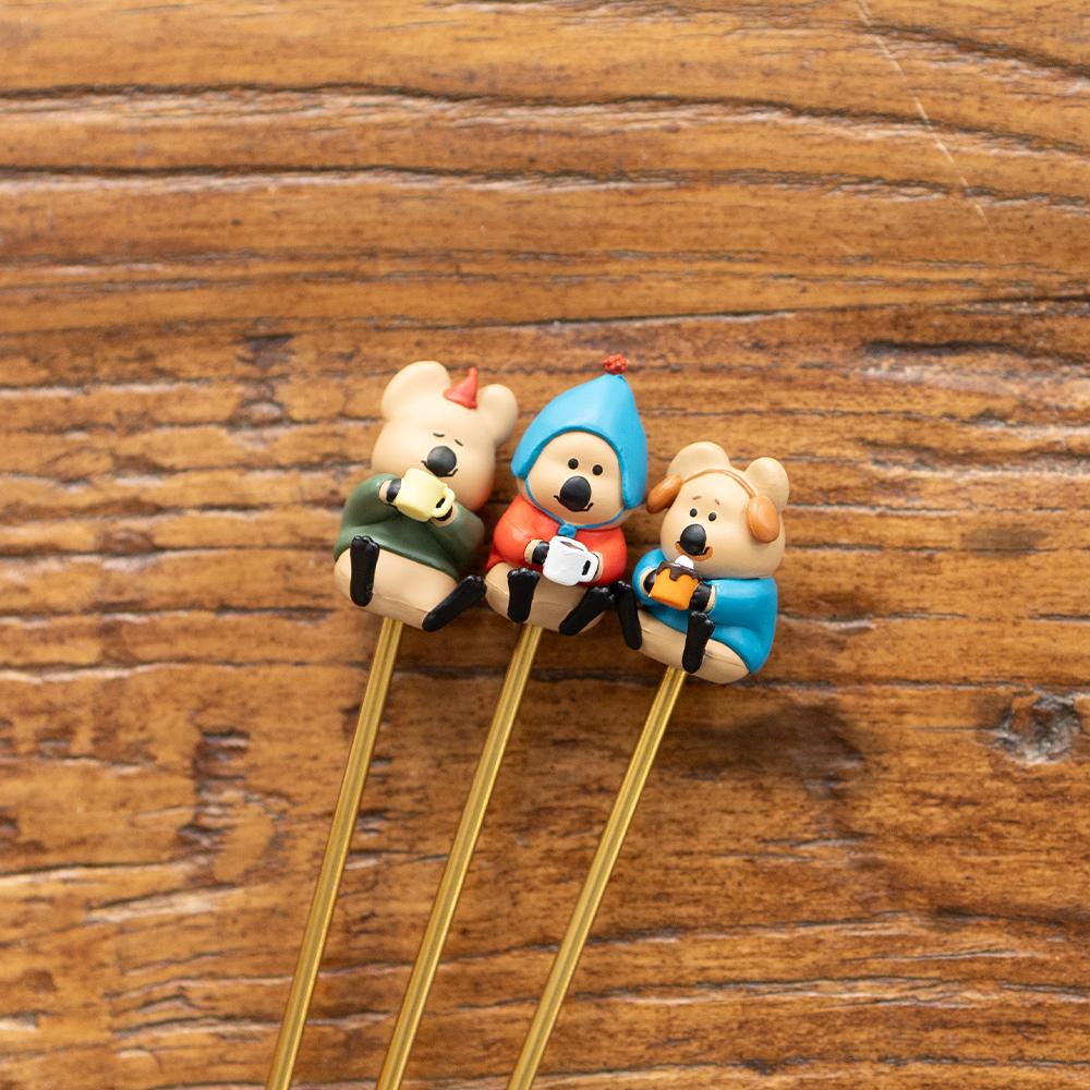 ʜᴀʀᴜᴅᴀɪʟʏ🌙  預購｜韓國文創 DINOTAENG Marshville Holiday Muddler 攪拌棒-細節圖7