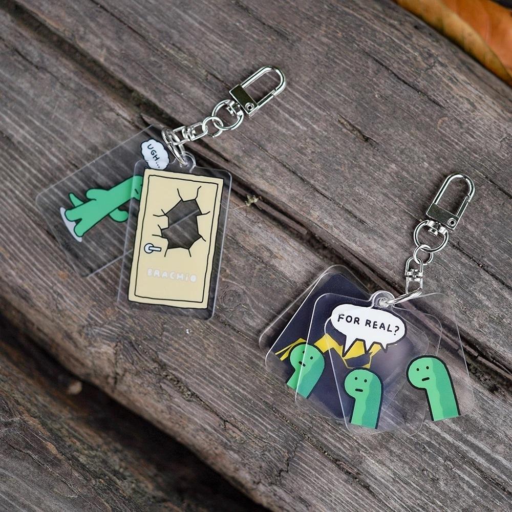 ʜᴀʀᴜᴅᴀɪʟʏ🌙  部分有貨｜joguman studio 新款 恐龍 壓克力吊飾 鑰匙圈 掛飾-細節圖2