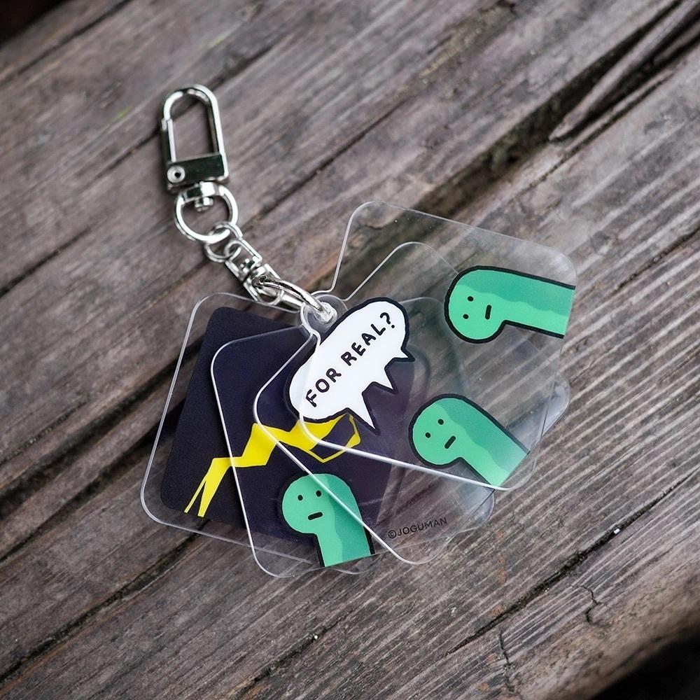 ʜᴀʀᴜᴅᴀɪʟʏ🌙  部分有貨｜joguman studio 新款 恐龍 壓克力吊飾 鑰匙圈 掛飾-細節圖3