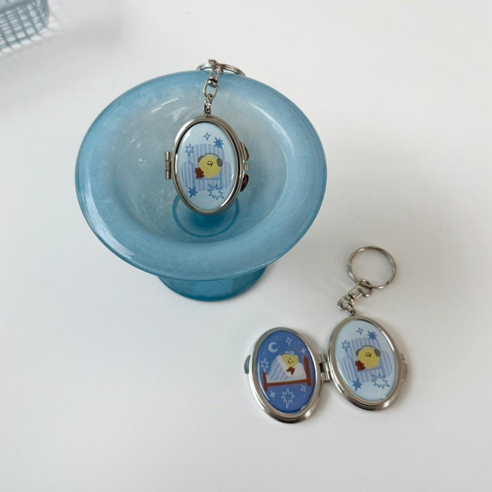 ʜᴀʀᴜᴅᴀɪʟʏ🌙 預購｜Second Morning Mirror Keyring 橢圓鏡子吊飾 鏡子鑰匙圈-細節圖4