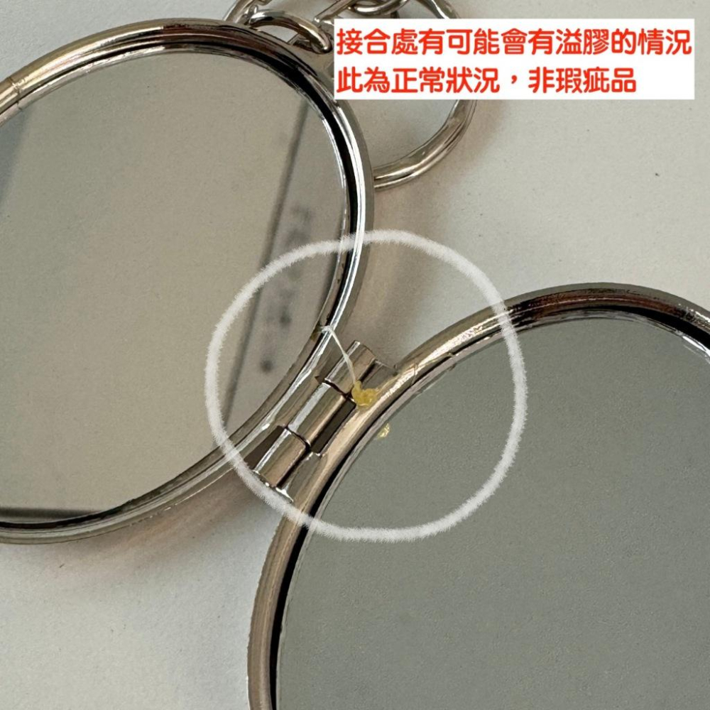 ʜᴀʀᴜᴅᴀɪʟʏ🌙 預購｜Second Morning Mirror Keyring 橢圓鏡子吊飾 鏡子鑰匙圈-細節圖7