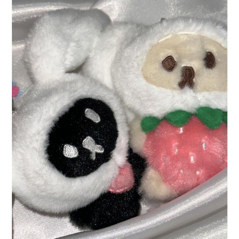 ʜᴀʀᴜᴅᴀɪʟʏ🌙 預購｜Mazzzzy 草莓馬芬娃娃吊飾 Strawberry Muffin Key Ring-細節圖6