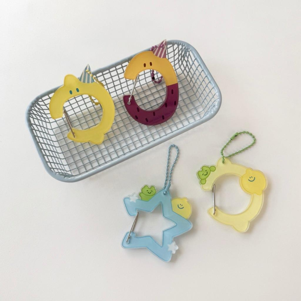 ʜᴀʀᴜᴅᴀɪʟʏ🌙 現貨｜Second Morning 檸檬 地瓜 壓克力造型登山扣 登山扣造型吊飾-細節圖2