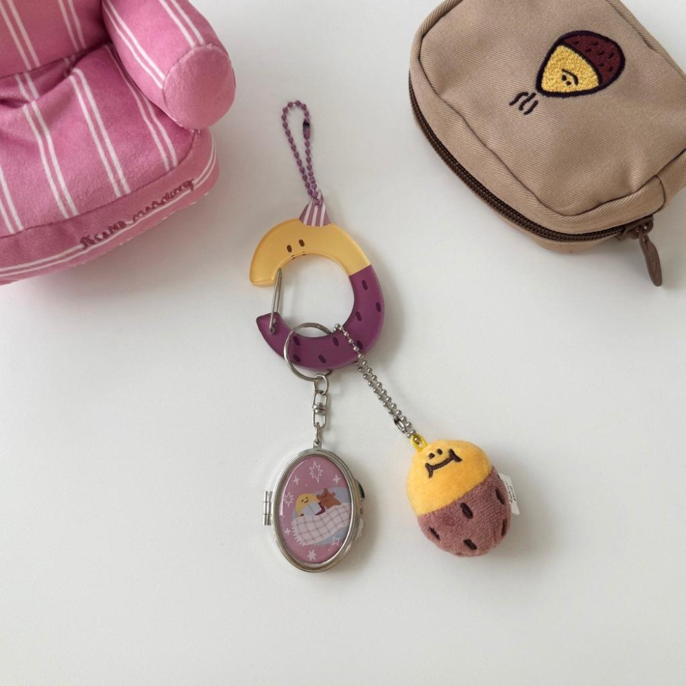 ʜᴀʀᴜᴅᴀɪʟʏ🌙 現貨｜Second Morning 檸檬 地瓜 壓克力造型登山扣 登山扣造型吊飾-細節圖6