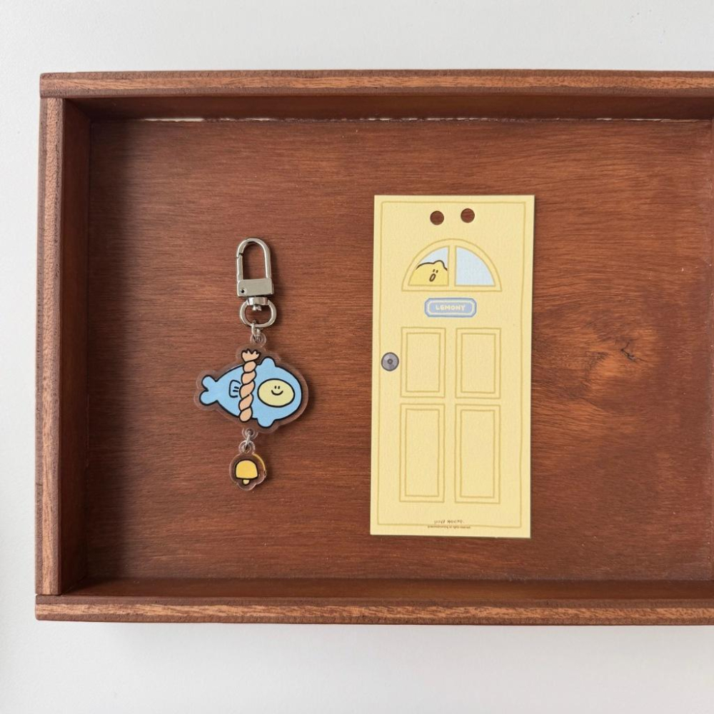 ʜᴀʀᴜᴅᴀɪʟʏ🌙 預購｜SecondMorning 祈願檸檬吊飾 檸檬祈願鑰匙圈-細節圖6