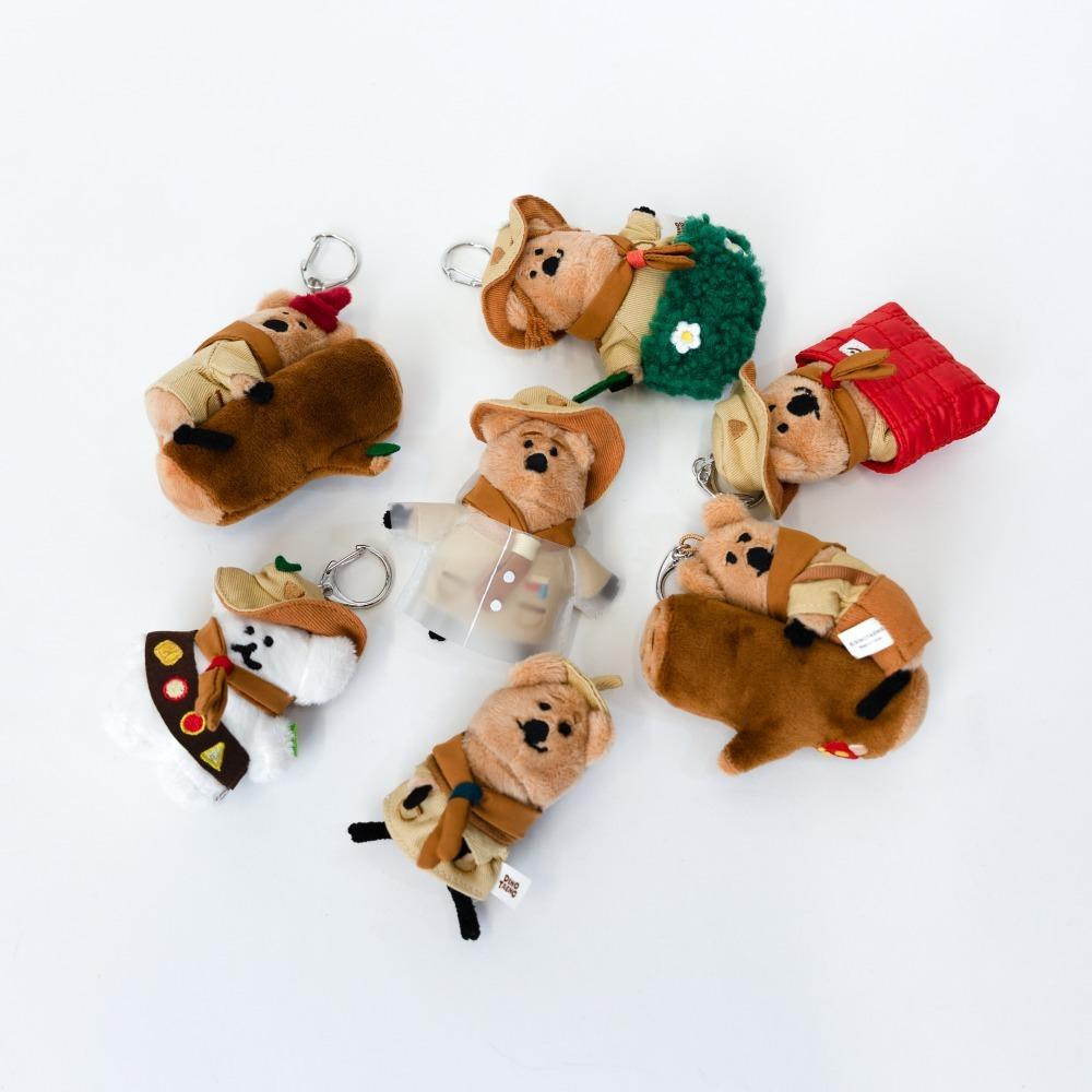 ʜᴀʀᴜᴅᴀɪʟʏ🌙 預購｜Dinotaeng Quokscout 絨毛娃娃吊飾 睡袋quokka吊飾-細節圖2