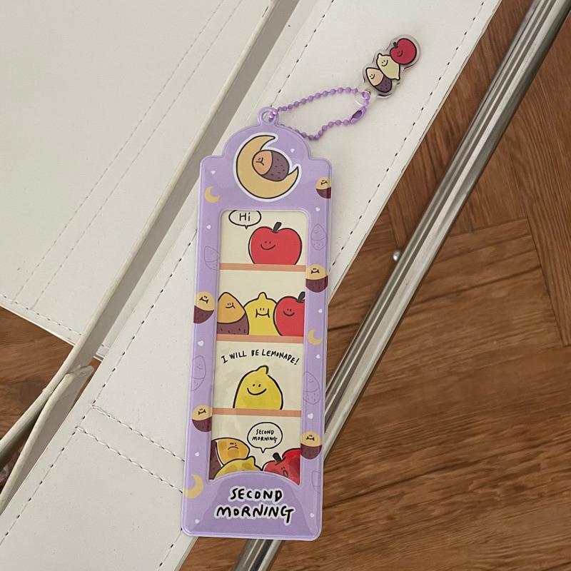 ʜᴀʀᴜᴅᴀɪʟʏ🌙 部份現貨｜second morning 檸檬 地瓜 蘋果 人生四格照卡套  拍貼機卡套 吊飾-細節圖2