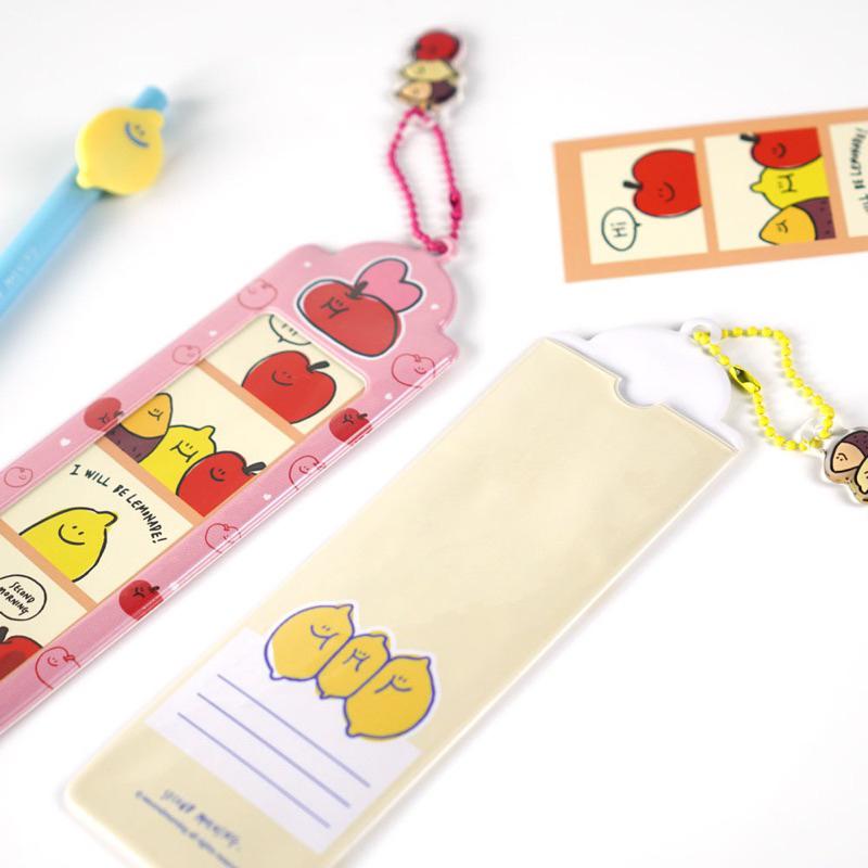 ʜᴀʀᴜᴅᴀɪʟʏ🌙 部份現貨｜second morning 檸檬 地瓜 蘋果 人生四格照卡套  拍貼機卡套 吊飾-細節圖5