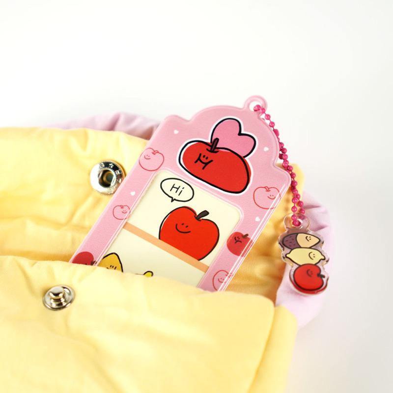 ʜᴀʀᴜᴅᴀɪʟʏ🌙 部份現貨｜second morning 檸檬 地瓜 蘋果 人生四格照卡套  拍貼機卡套 吊飾-細節圖6