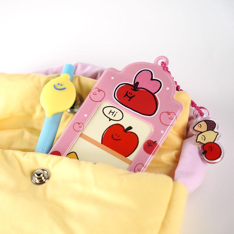 ʜᴀʀᴜᴅᴀɪʟʏ🌙 部份現貨｜second morning 檸檬 地瓜 蘋果 人生四格照卡套  拍貼機卡套 吊飾-細節圖7