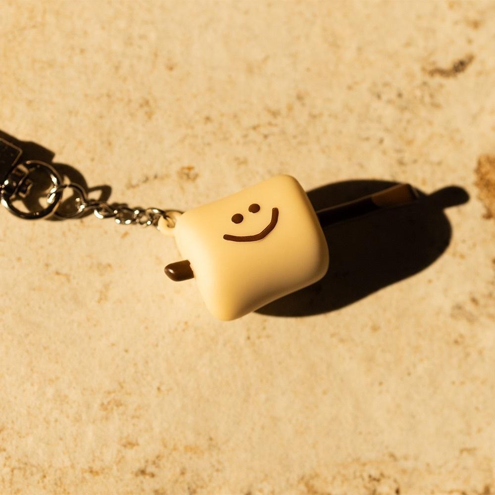 ʜᴀʀᴜᴅᴀɪʟʏ🌟 現貨｜DINOTAENG 烤焦棉花糖吊飾 造型吊飾 變色吊飾 造型鑰匙圈 照光變色吊飾-細節圖5