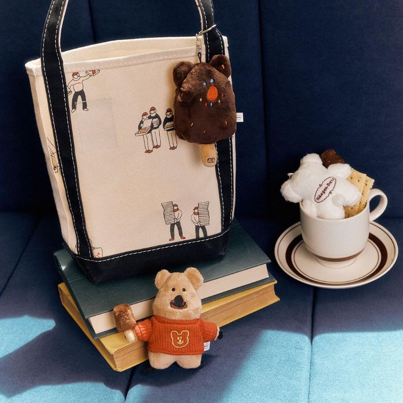 ʜᴀʀᴜᴅᴀɪʟʏ🌙 部分有貨｜DinotaengＸHäagen-Dazs Quokka Bobo 娃娃吊飾 娃娃鑰匙圈-細節圖3