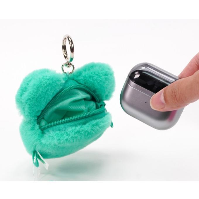 ʜᴀʀᴜᴅᴀɪʟʏ🌙 預購｜Wasabi Bear 芥末熊熊 娃娃造型吊飾 造型零錢包吊飾-細節圖3