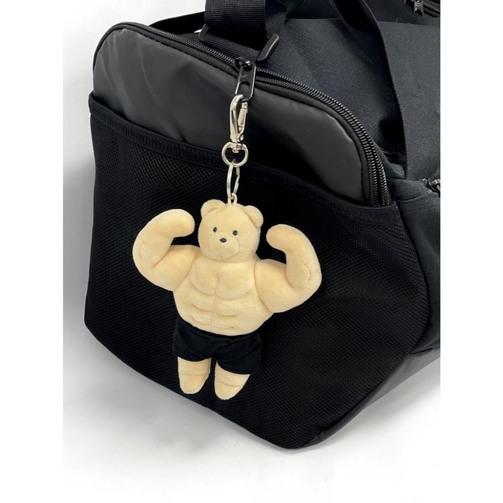 ʜᴀʀᴜᴅᴀɪʟʏ🌙 部分有貨｜Madonggom 肌肉熊熊吊飾 健身馬東熊娃娃吊飾-細節圖4