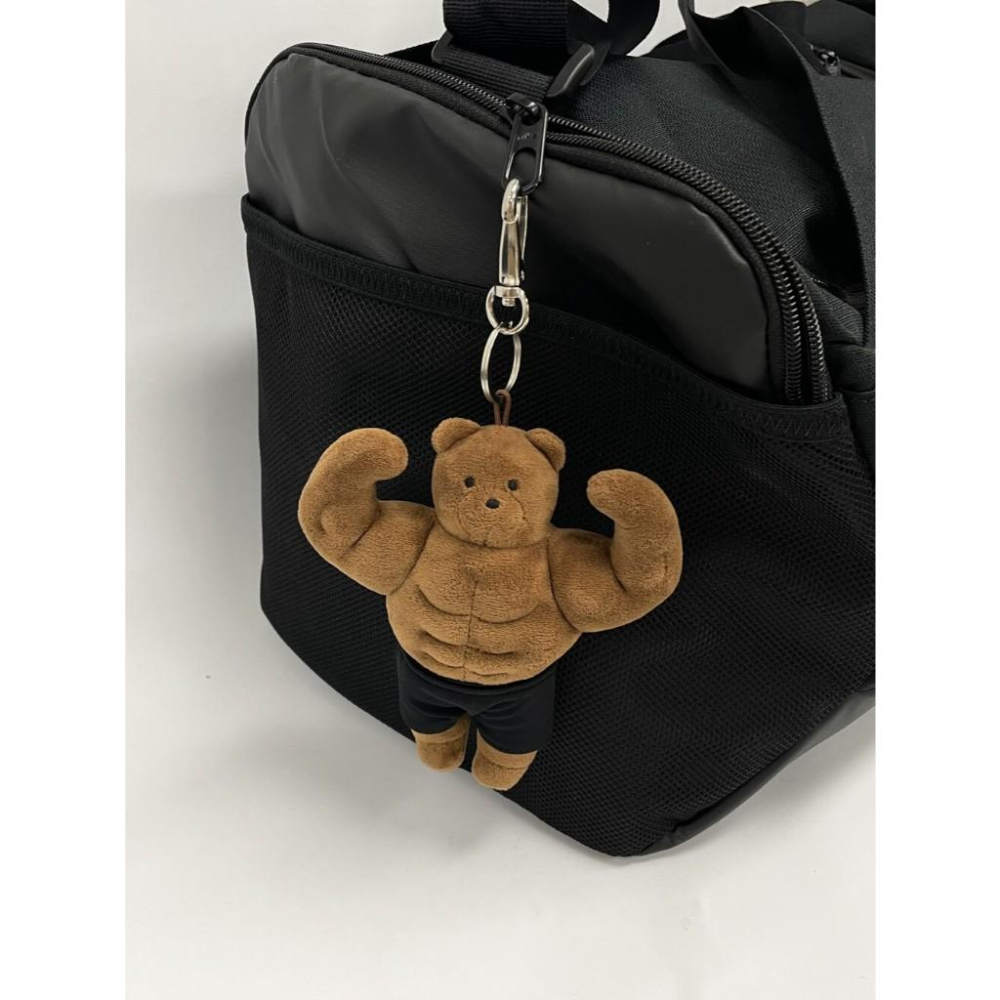 ʜᴀʀᴜᴅᴀɪʟʏ🌙 部分有貨｜Madonggom 肌肉熊熊吊飾 健身馬東熊娃娃吊飾-細節圖5