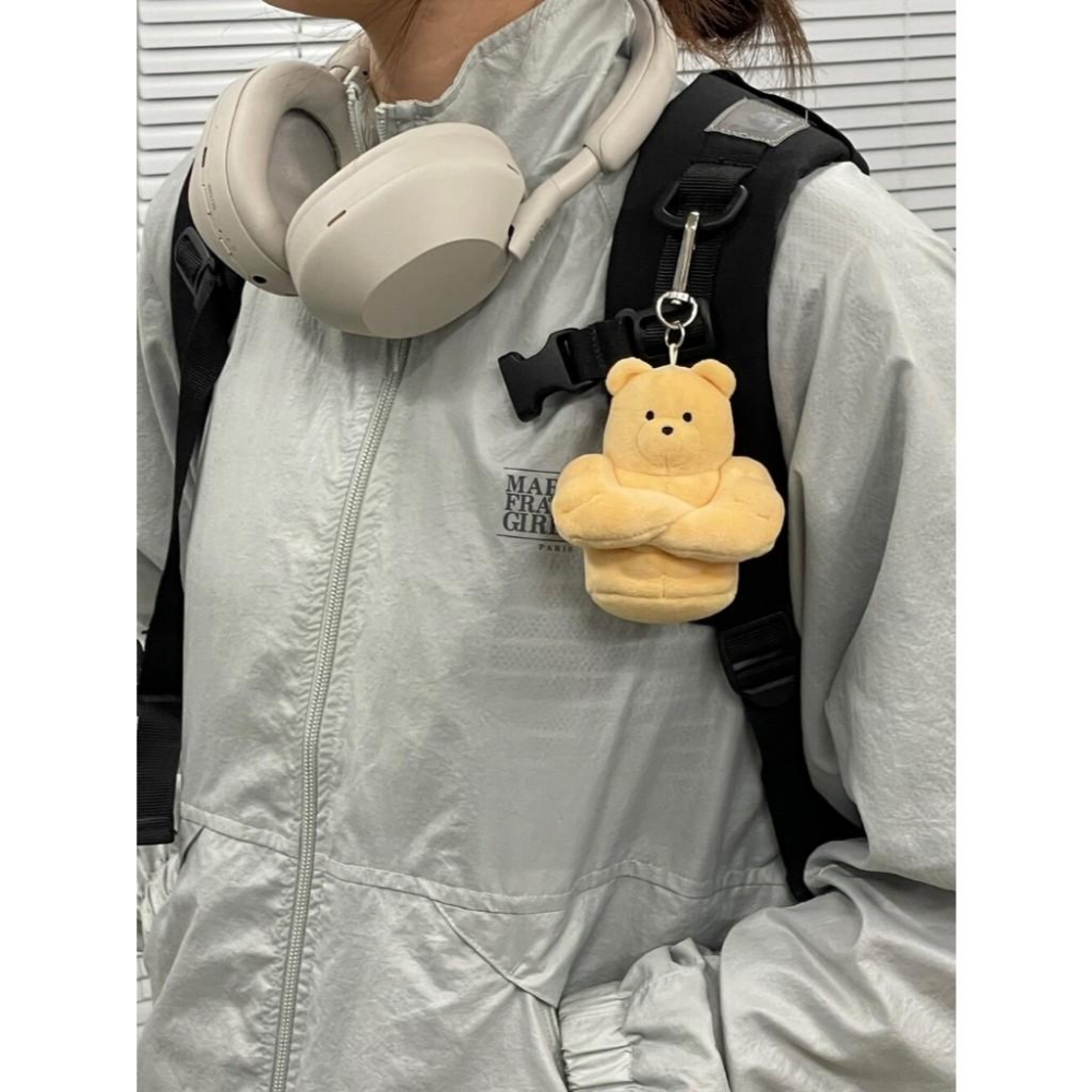 ʜᴀʀᴜᴅᴀɪʟʏ🌙 部分有貨｜Madonggom 肌肉熊熊吊飾 健身馬東熊娃娃吊飾-細節圖7